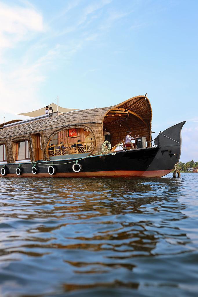 A Traditional Kerala Houseboat on the Backwaters